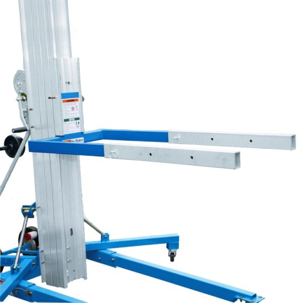 Genie Material Lifter with Fork Extensions Hire