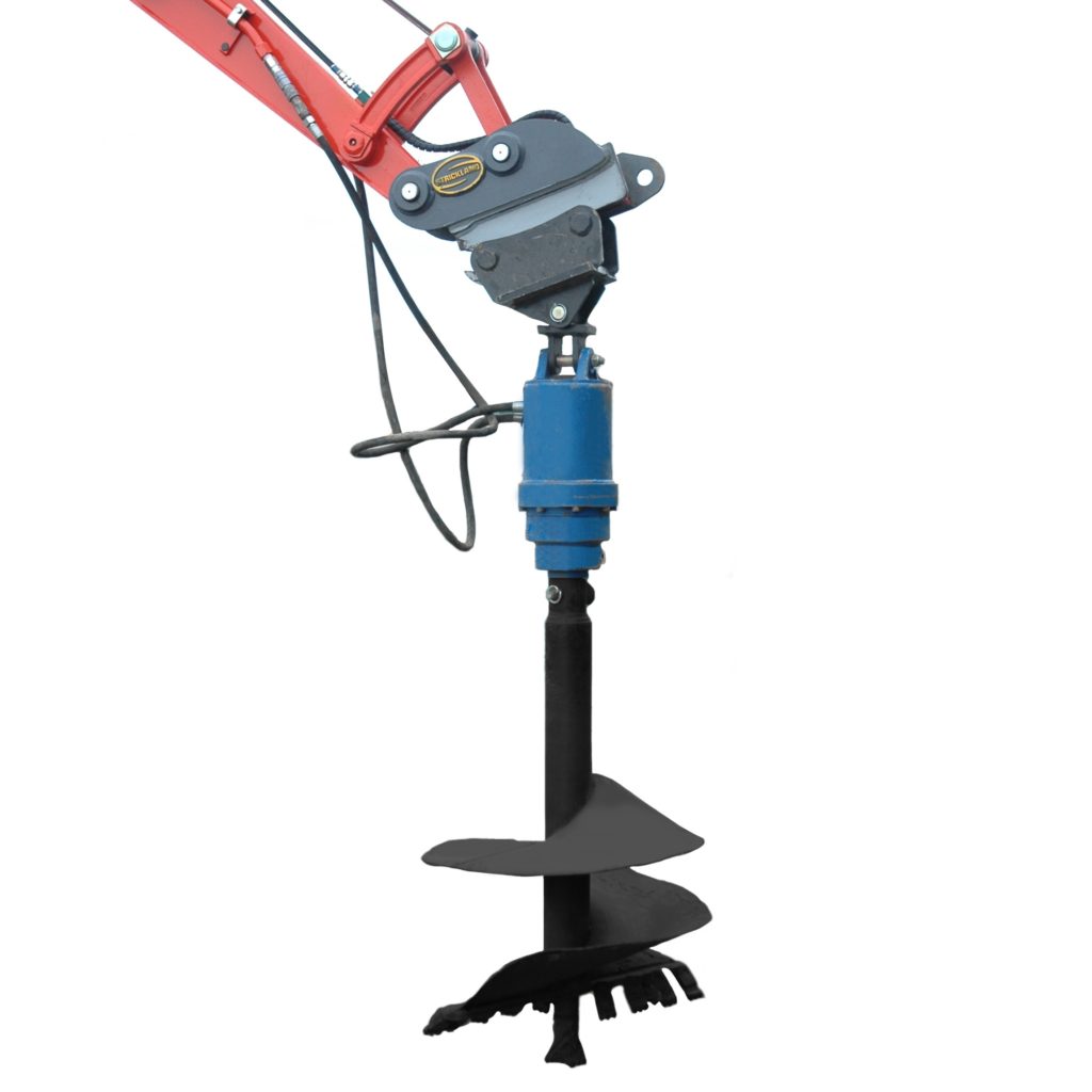 WHOHE Earth Auger Drill Bit - 60mm Diameter, 80cm Length With SDS Plus Adapter