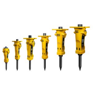 Hydraulic Breakers Full Range Available to Hire