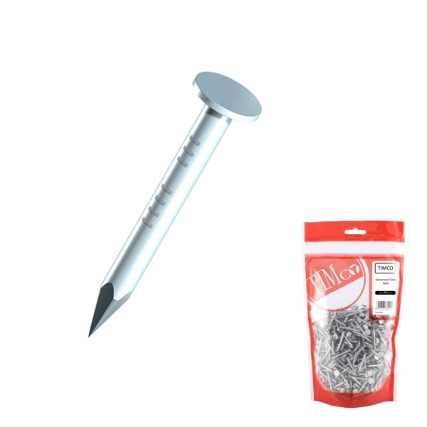 Timbag Galvanised Clout Nails