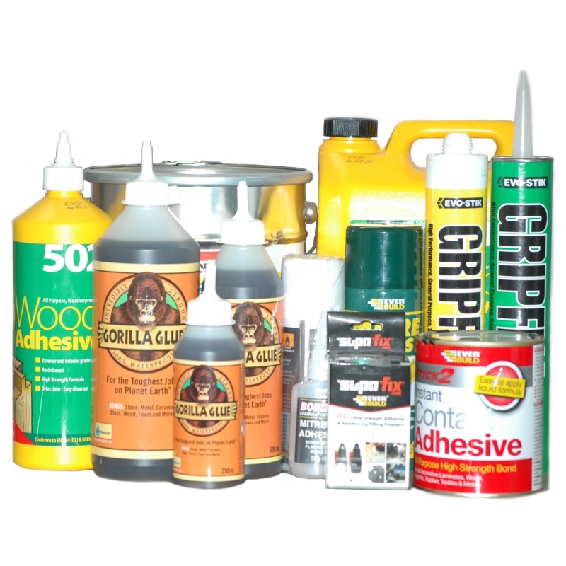 Adhesives, Glues & Activators