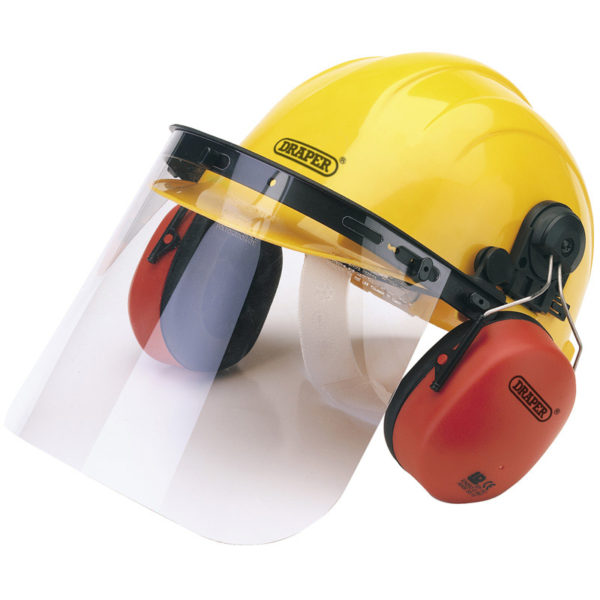 Draper Safety Helmet + Visor & Ear Defenders
