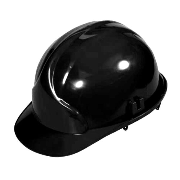 JSP MK 7 Slip Vented Black Safety Helmet
