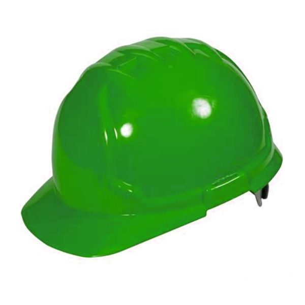 JSP MK 7 Slip Vented Green Safety Helmet