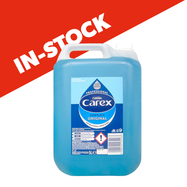 Carex 5L with IN STOCK Banner