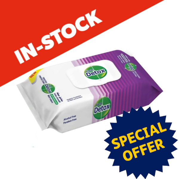Detox General Purpose Wipes Pack of 80 In Stock Special Offer