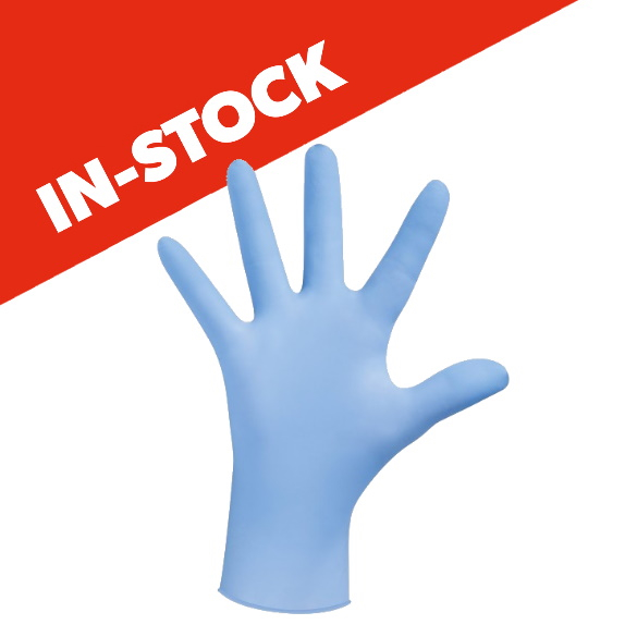 AllGuard Nitrile Extra Disposable Gloves Pack of 100