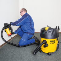 180mm REMS Wall Chaser on Hire with Dust Extractor