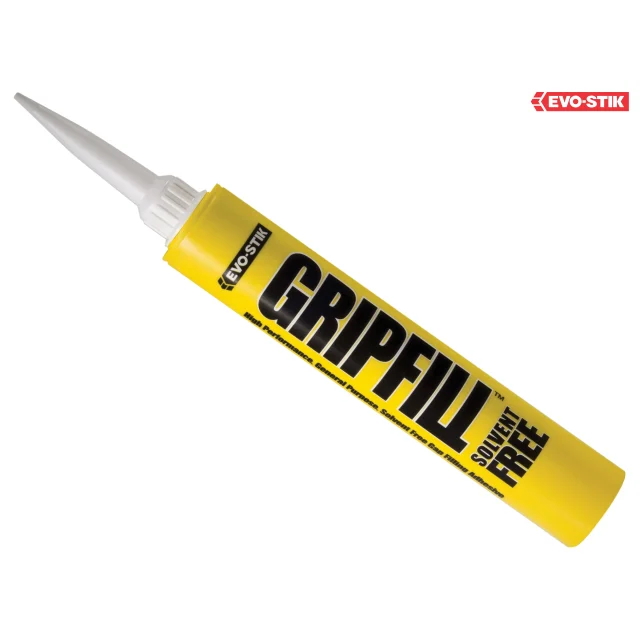 Gripfill Solvent Free Yellow Adhesive 350ml Cartridge