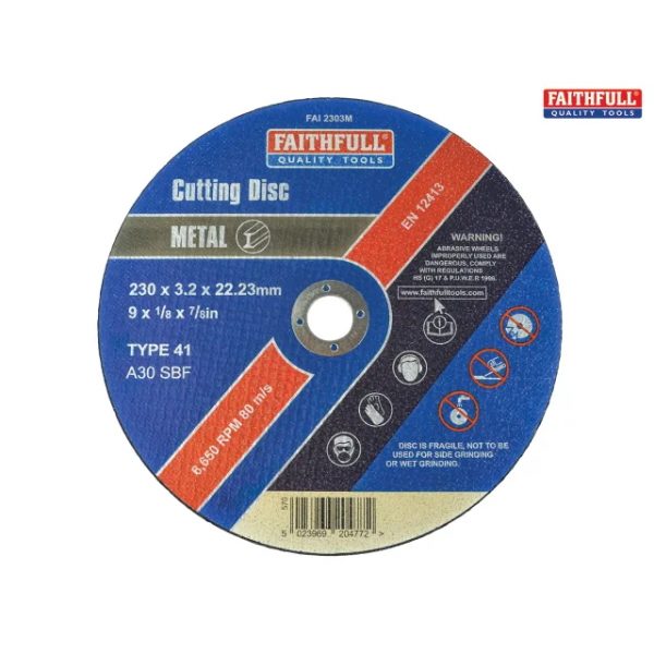 Metal Cut Off Disc 230mm