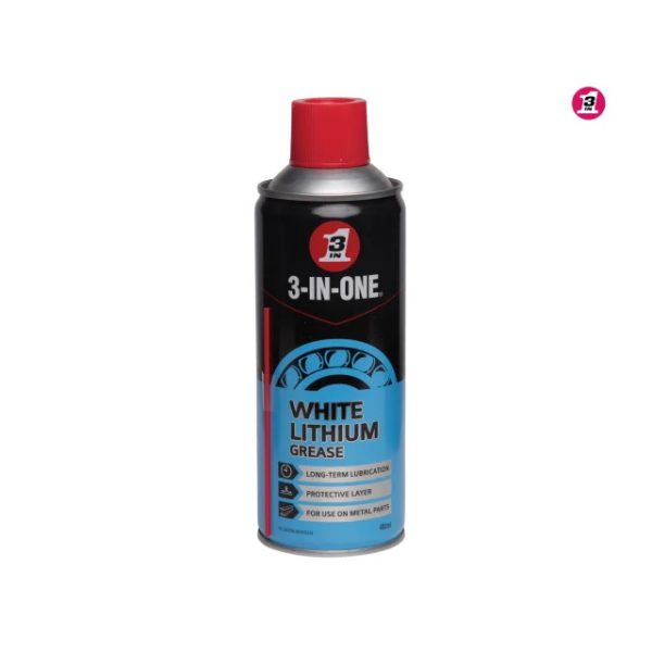 3 in one white lithium spray grease 400ml