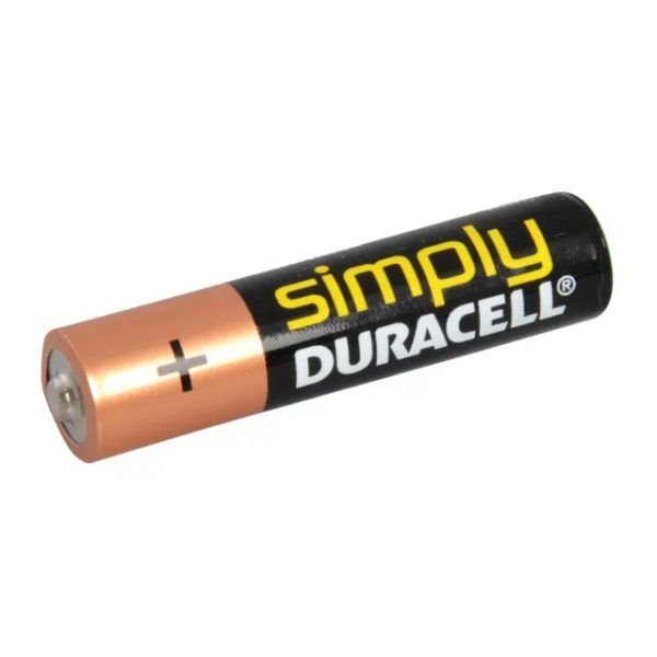 AAA Simply Duracell Alkaline MN2400 Batteries