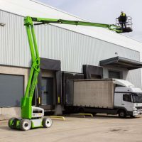 HR15 Cherry Picker on hire and in use
