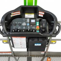 Controls for the HR28 28M Cherry Picker