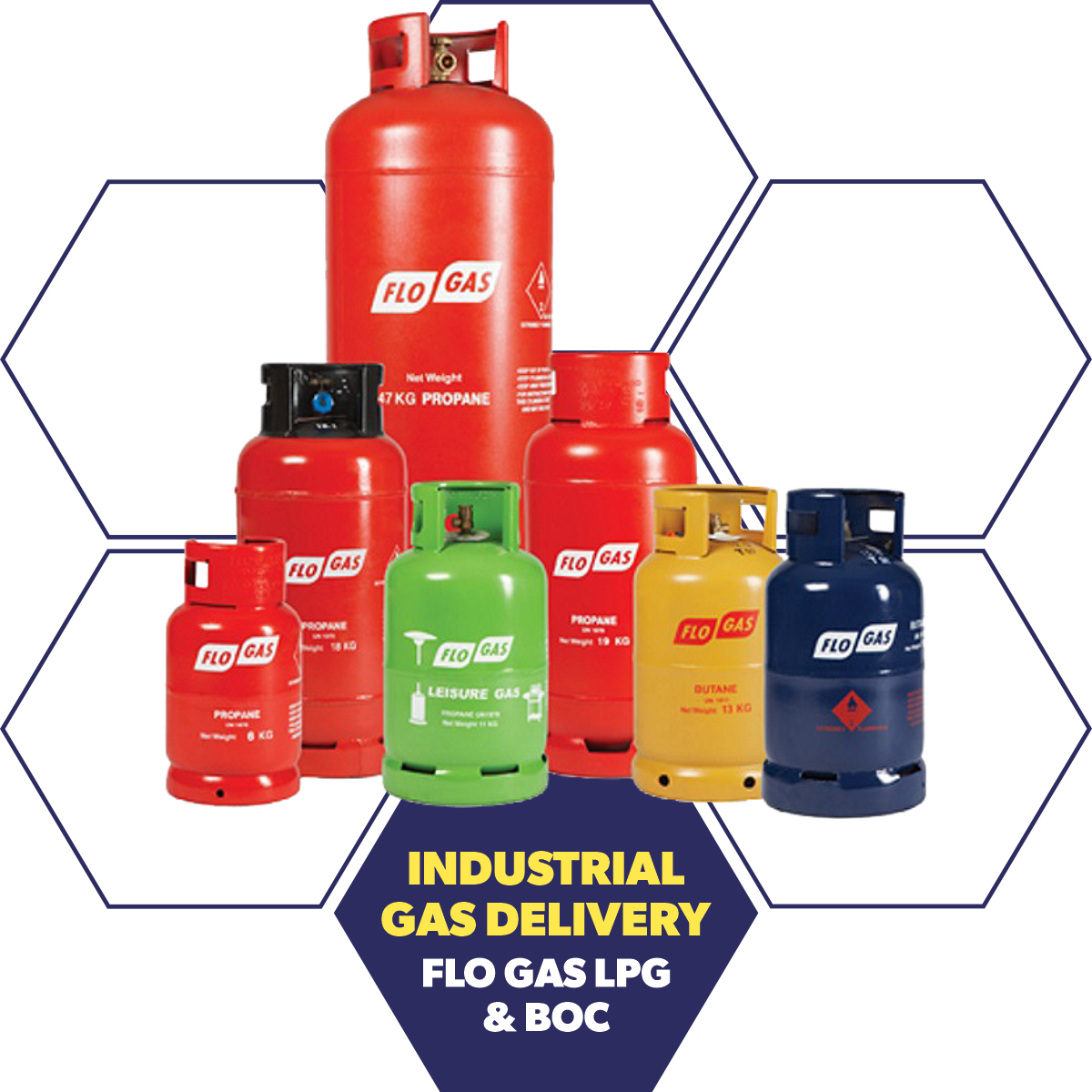 Industrial Gas Delivery - Flo Gas LPG & BOC
