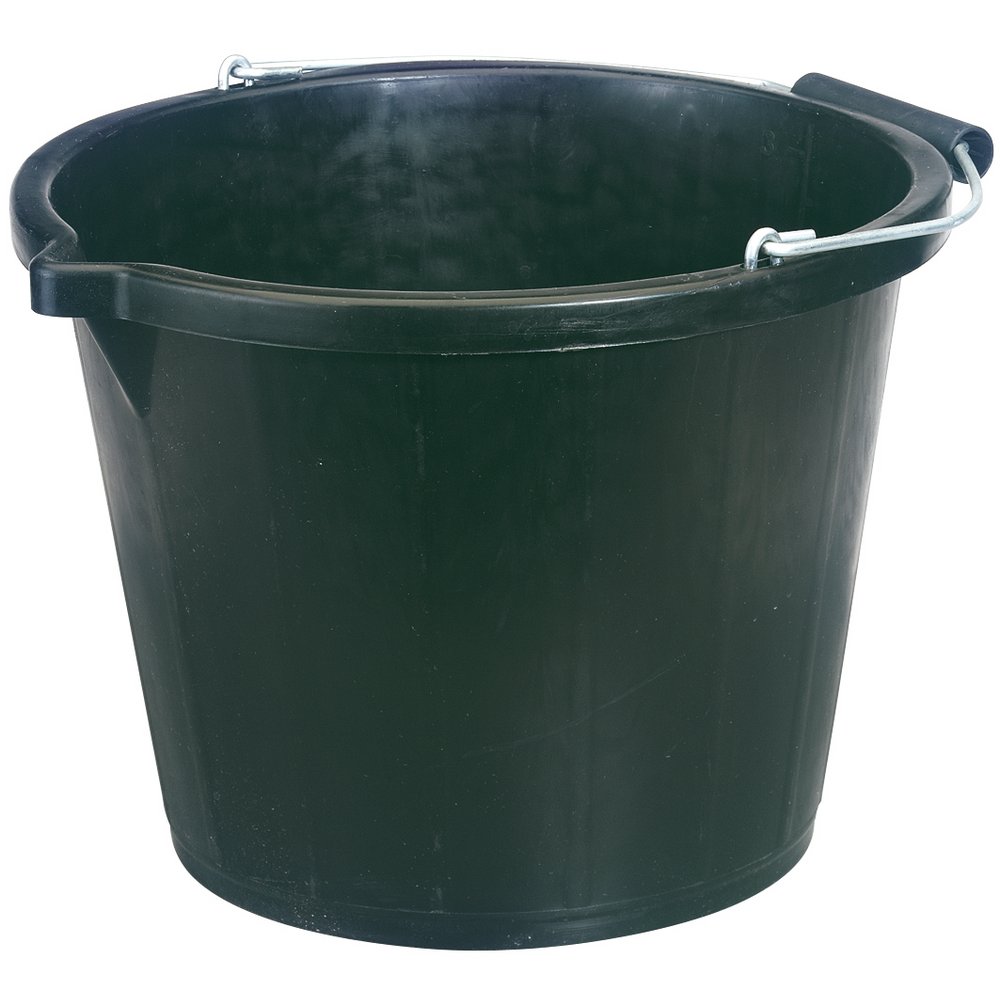 14.8 Litre Black Bucket