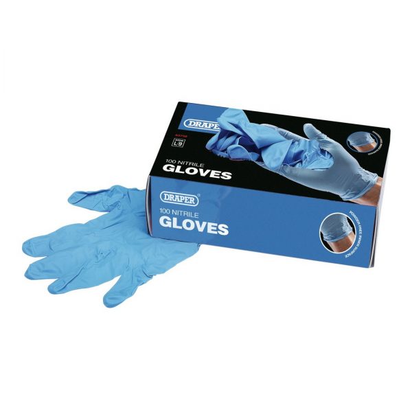 Box of 100 Large Nitrile Gloves