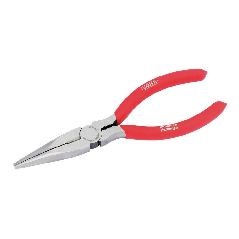160mm Long Nose Pliers with PVC Dipped Handles