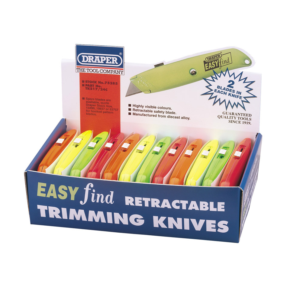 Retractable Trimming Knives Box