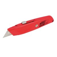Easy Find Retractable Trimming Knife Red