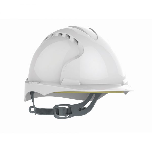 EVO®2 Safety Helmet with Slip Ratchet - White - Vented