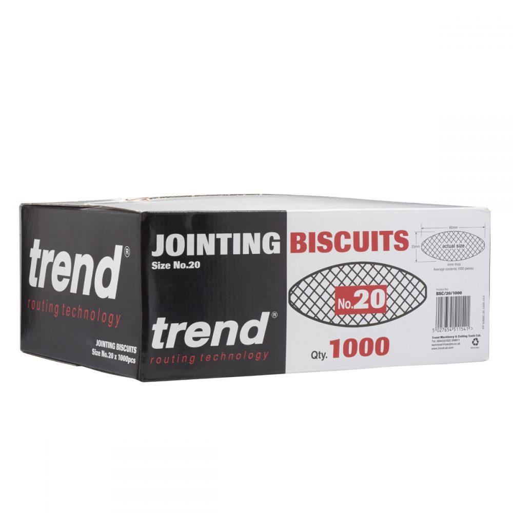 Box of 1000 No. 20 Jointing Biscuits