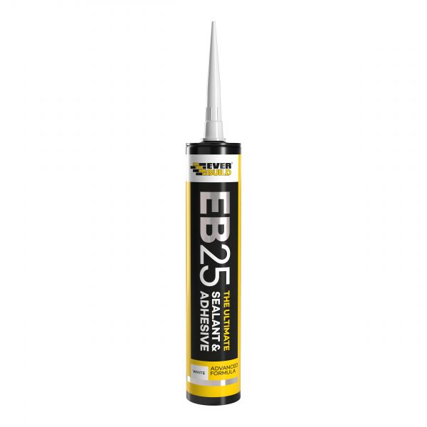 Everbuild EB25 The Ultimate Sealant & Adhesive White 300ml Cartridge