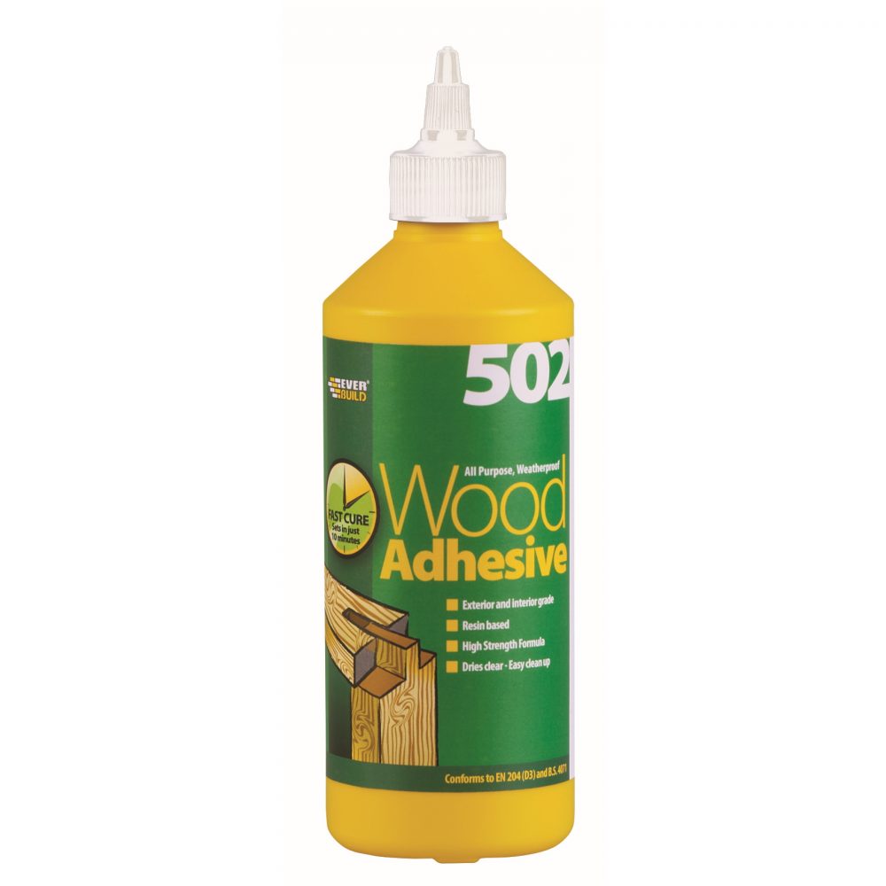 Everbuild 502 Wood Adhesive 500ml Bottle