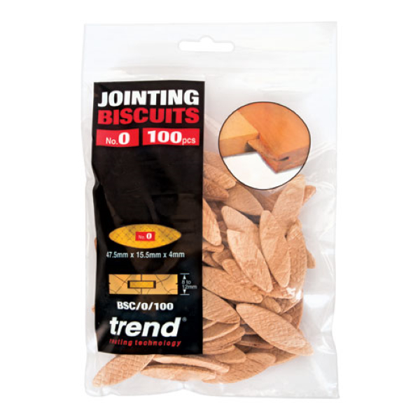 Trend No 0 Size Compressed Beech Biscuits - 100 pack