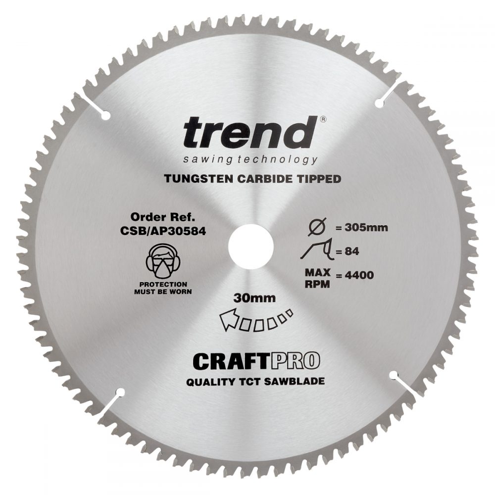 Trend Craftpro Circular Saw Blade 305mm x 84T
