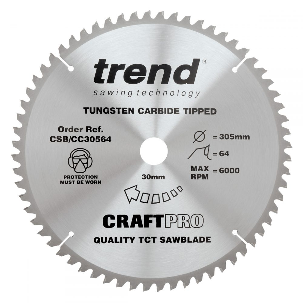 Trend Craft Pro Circular Saw Blade 305mm x 48T