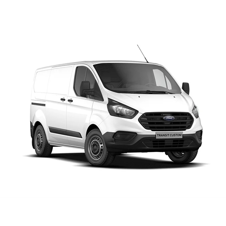 Front view of Ford Transit Custom SWB available to hire