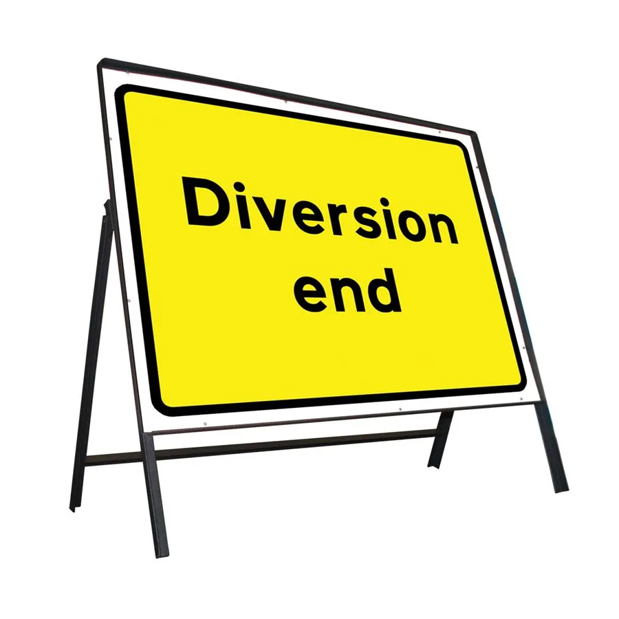 Diversion End Sign Hire