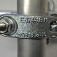 Drop Forged Double Coupler in use