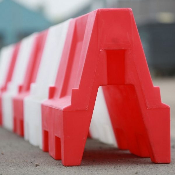 Evo Traffic Separator Barriers on Hire