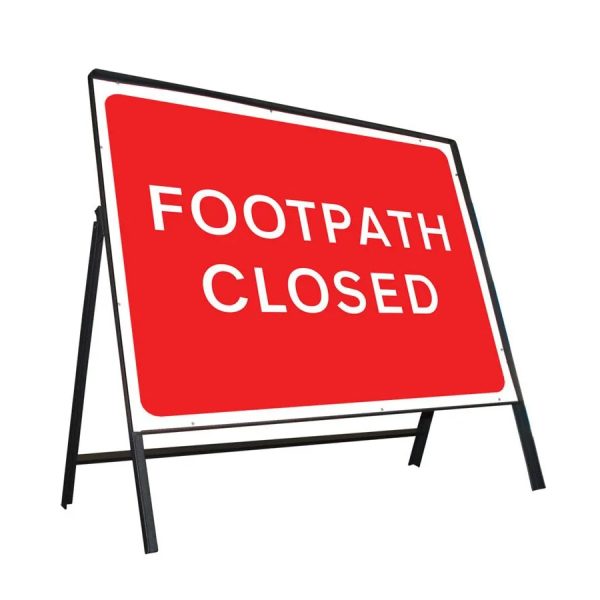 Footpath Closed Sign Hire