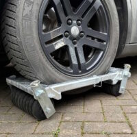 Self-Jacking Folding Recovery Skate Dolly - 3T Wheel Loader Hire - Image 2